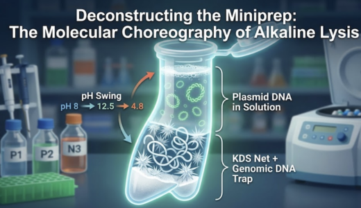 Deconstructing the Miniprep: The Molecular Choreography of Alkaline Lysis